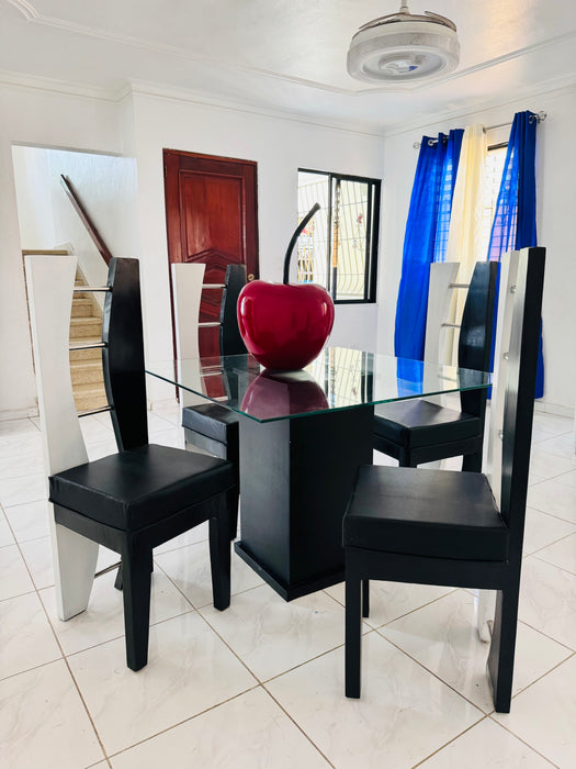 Comedor tipo S 4 silla madera
