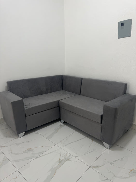 JUEGO DE MUEBLE L RALLADO PRESTIGE 3P