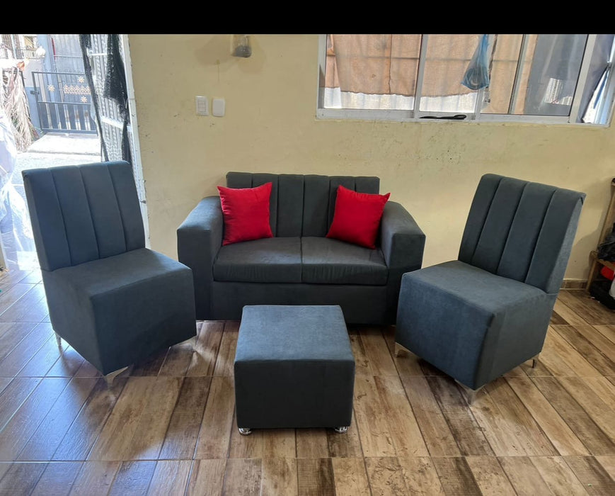 Sofá, mueble pitufo - Rallado