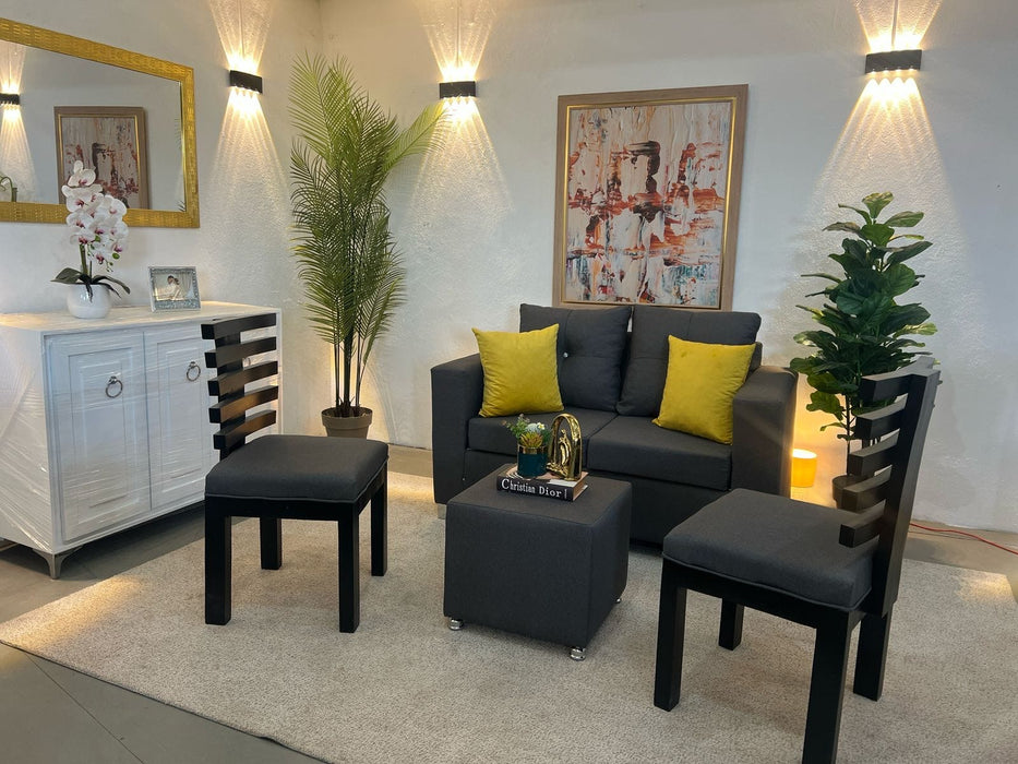 Mueble 2p con 2 butaca escalerita