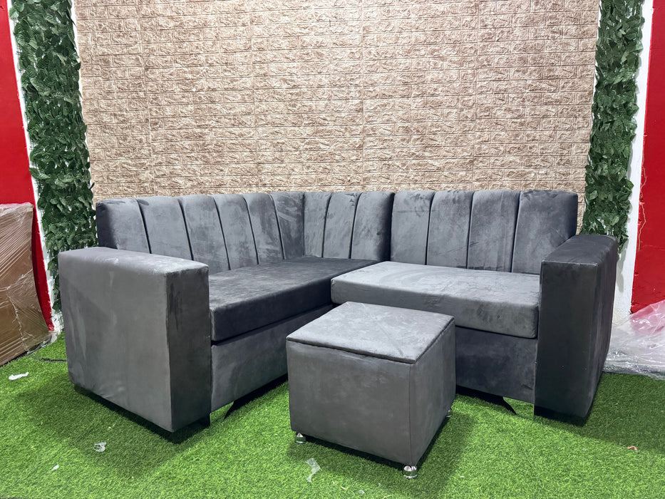 JUEGO DE MUEBLE L RALLADO PRESTIGE 3P