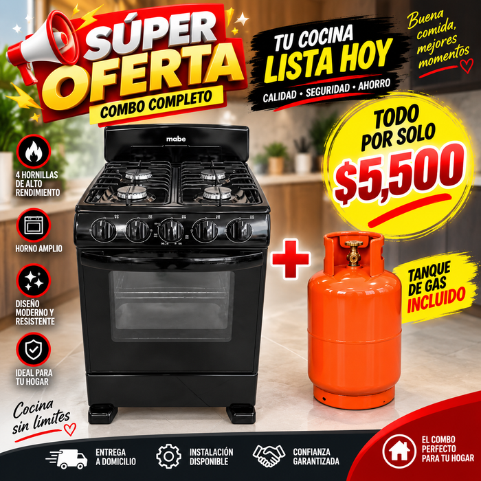 Súper combo estufa #20 + tanque 25