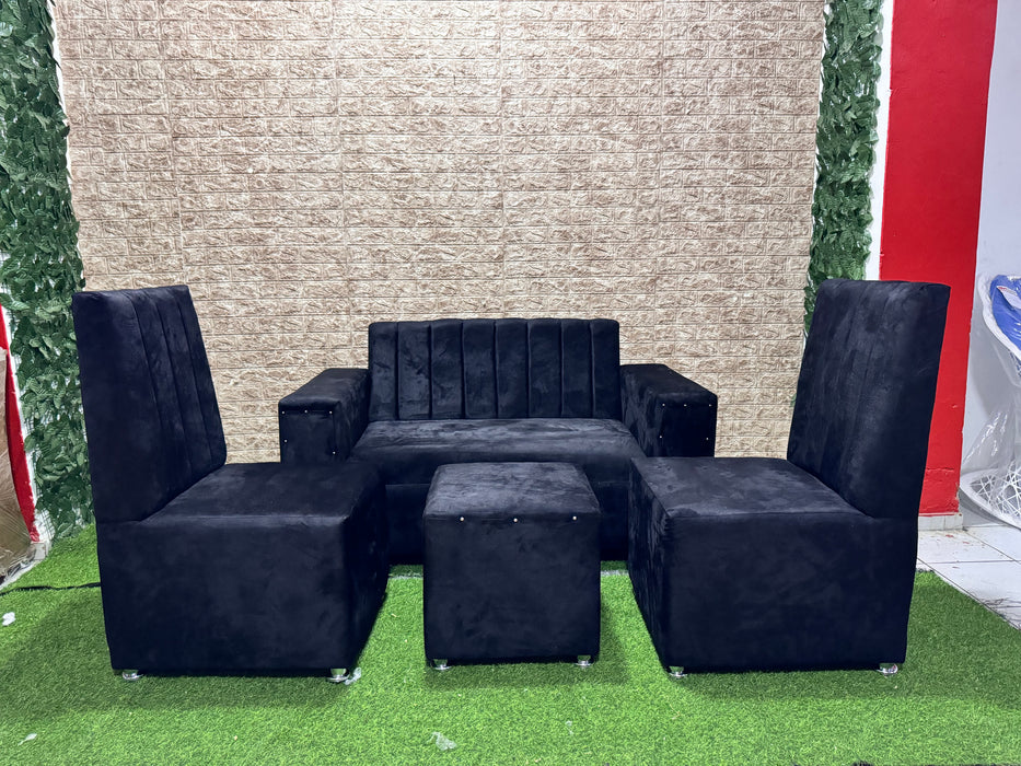 Sofá, mueble pitufo - Rallado