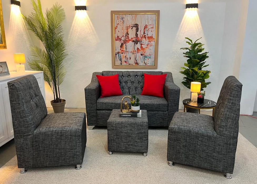 Sofá, mueble pitufo - Rallado