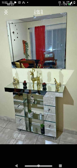 repisa con espejo varios modelos