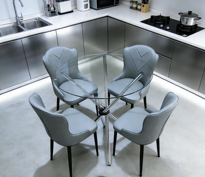 Comedor 4 Sillas tope redondo