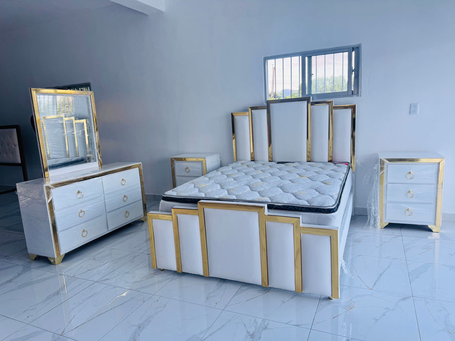 Juego de habitación élite oro Queen