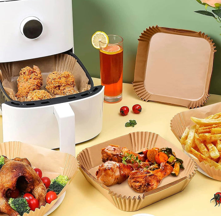 Papel de Freidora cuadrado