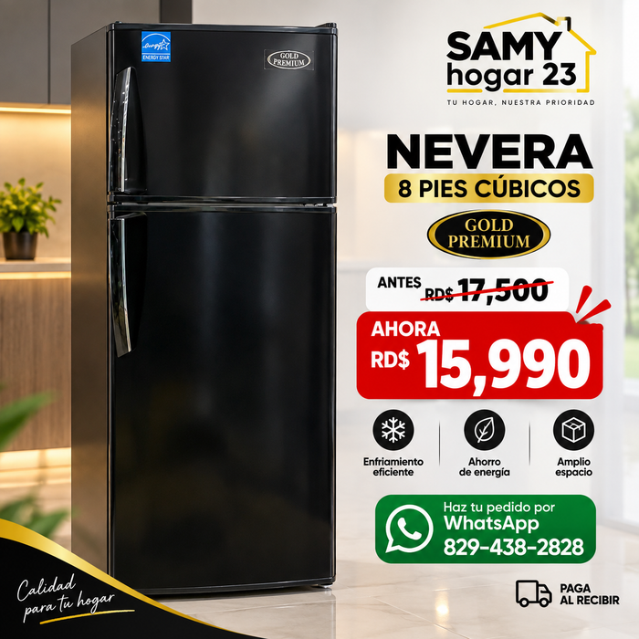 Nevera 8 pies gold premium