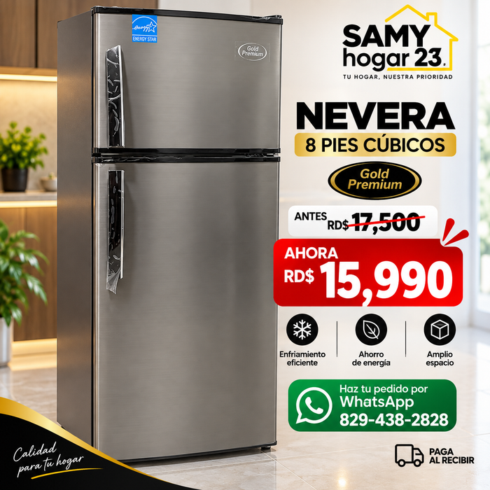 Nevera 8 pies gold premium