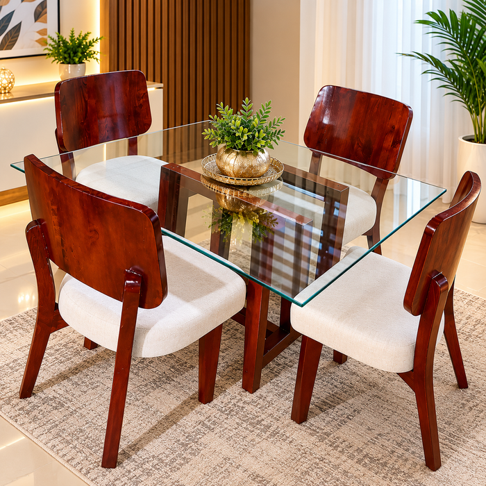 Comedor 2tt4 pino americano 4 sillas