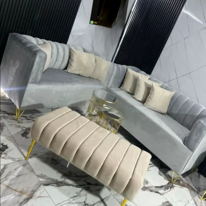 Mueble 3/2 gris con blanco f1b