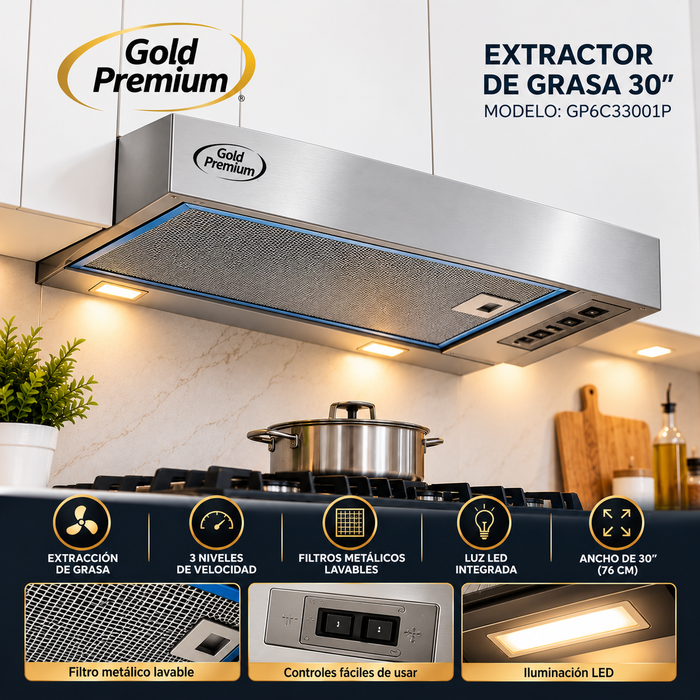 Extractor de Grasa Gold Premium 30”
