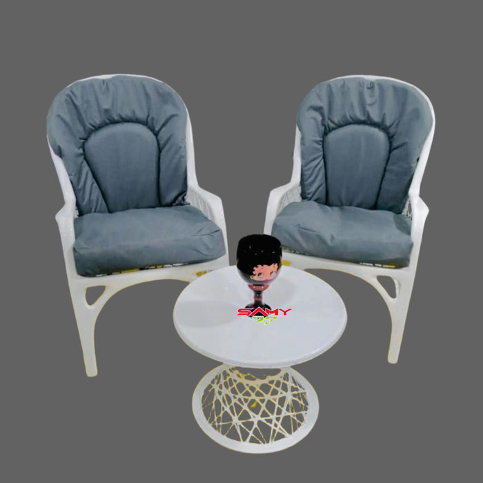 juego de 2 mecedora con mesa