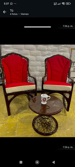 MEDIO JUEGO DE MECEDIRA FIBRA DE VIDRIO